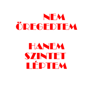 Én nem öregedtem 2022-ben hanem szintet léptem 2023-hoz!